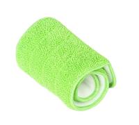 Lot de 12 têtes balai-serpillère rechange en microfibre for le nettoyage des sols, avec vaporisateur d'eau plat Pour SerpillièRe(Green)