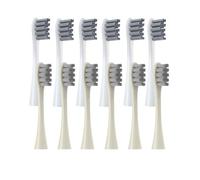 Lot de 12 têtes brosse rechange emballées sous vide, compatibles avec les buses nettoyage en profondeur Oclean X PRO/Z1/F1/One/Air 2/SE Soft(6Gray6BeigeGray)