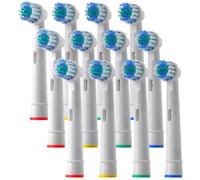 Lot de 12 têtes de brosse à dents 3D pour nettoyage oral de base - Buse de brosse à dents B D100 D25 D30 D32 4739 3709 3744 (17A-12 pièces)