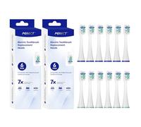 Lot de 12 têtes de brosse à dents de rechange pour Philips Sonicare et autres poignées à clipser