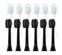 Lot de 12 têtes de brosse à dents électrique Wondersmile - Blanc + noir