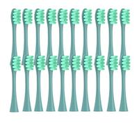 Lot de 12 têtes de rechange, compatibles avec Oclean Flow/X/X PRO/Z1/F1/One/Air 2/SE, brosses à dents souples pour aspirateur (20 pièces, vert, taille unique)
