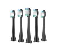 Lot de 12 têtes rechange for brosse à dents électrique, compatibles avec la série AquaSonic Black(Black)