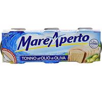Lot de 12 thons Mare Aperto Tonno all'olio di oliva dans l'huile d'olive Thon en conserve (3 x 80 g)