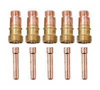 Lot de 12 TIG pour kit de lentilles à gaz Stubby, pince de serrage 3/32" et tasse #10 pour WP-17/18/26, DB17/18/26, PTA-17/18/26