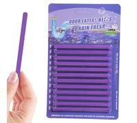 Lot de 12 tiges de nettoyage de canalisations pour enlever les bouchons d'évier | Bâtons de nettoyage de tuyaux efficaces pour le nettoyage des canalisations | Débouchage