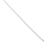 Lot de 12 tiges recouvertes de tissu Calibre 32 45,7 cm Blanc