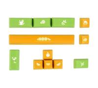 Lot de 12 touches pour clavier mécanique PBT - Profil OEM - Espace - Entrez les instructions pour Cherry MX Switch - Hauteur du profil OEM