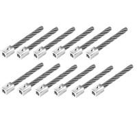 Lot de 12 touffes d'herbes sauvages - Longueur : 160 mm - 4 pans - Convient pour Echo, EFCO, Limpar, 4F, ISEKI, ARIENS, ERCO, abeilles sauvages, Westermann