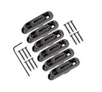 Lot de 12 tournevis pour guitare électrique - Lot de 6 sacoches à chevalet - Pièces uniques - Chevalet de chevalet - Cordier