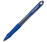 Lot de 12 UNIBALL Stylo ˆ bille rechargeable pointe large rŽtractable encre bleue corps avec grip LAKNOCK