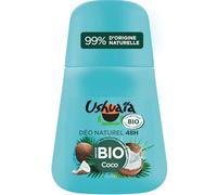[LOT DE 12] Ushuaia Déodorant Bille Bio 48h Coco, 50 ml