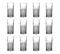 Lot de 12 verres long drink Timeless 295 ml - Verre transparent durable