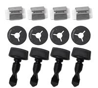Lot de 12 vis d'attelage remorque Vis pour la pince de fixation du pare-chocs pour A3 8P A1 Q5 Q7 TT Golf 4 5 6 7 Transporter T3 T4 T5 T6 Polo CC Jeta 6N0129355