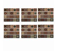 Lot de 120 autocollants 3D marocains pour salle de bain, cuisine, mur, escalier