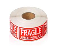Lot de 120 autocollants fragiles de 7,6 x 2,5 cm - Étiquettes adhésives multi-usage pour boîtes d'emballage - Étiquettes d'avertissement résistantes aux déchirures