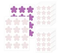 Lot de 120 autocollants UV - Protection solaire en forme de fleur - Autocollant de détection UV - Indique l'intensité UV - Pour l'intérieur, l'extérieur, la plage, les voyages, le test de protection