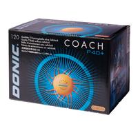 Lot de 120 balles de tennis de table Donic Coach P40+** (40 mm) Orange TU