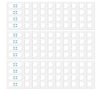 Lot de 120 bandes adhésives invisibles pour le cou transparentes et non toxiques pour réduire le double menton et les rides du visage.