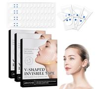 Lot de 120 bandes de lifting pour le visage, bande de lifting pour le visage, bande de lifting pour le visage, lifting et raffermissement des rides, convient pour le raffermissement invisible du