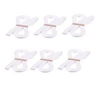 Lot de 120 bandes de papier kraft blanc pur de 3 mm de large, pour loisirs créatifs, 53,3 cm de long