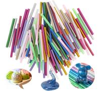 Lot De 120 Bâtons De Colle Chaude,Pour Pistolet À Chaud Pour L'artisanat D'art De Bricolage,Décoration De Vacances,Participations De Mariage,Enveloppes De Cartes Postales (Couleur)