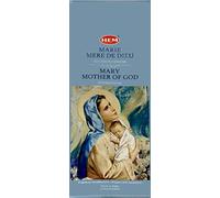 Lot de 120 bâtons d'encens naturels religieux 6 paquets de 20 Hem Marie Mère de Dieu