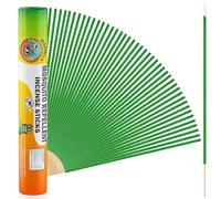 Lot de 120 bâtons d'encens naturels sans DEET avec romarin, citronnelle et citronnelle - Essentiels pour le camping, la randonnée, la cour