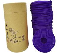 Lot de 120 bobines d'encens en spirale - Différents parfums - Idée pour créer de la fraîcheur - Pour la maison, la cuisine, l'extérieur, les bars, le bureau, cadeau (lavande)