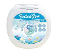 Lot de 120 capsules de linge, parfum floral (120 pièces), formule d'enzymes végétales super concentrées, puissance propre, lutte contre les odeurs, rend les vêtements doux et lisses, protège les