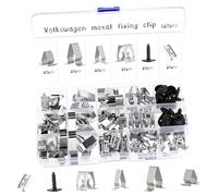 Lot de 120 clips de fixation en métal pour porte avant de voiture - Clips de fixation en métal - Clips à ressort - Clips de fixation pour garniture de porte de voiture