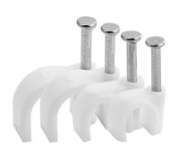 Lot de 120 colliers de serrage blancs durables pour câble d'alimentation