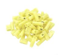 Lot de 120 connecteurs à sertir femelles conducteurs en cuivre à angle droit conçus pour un transfert efficace du signal électrique