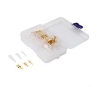 Lot de 120 connecteurs à sertir pour bornes de fil, avec cosses à cosse et manchons isolants pour usage domestique et automobile