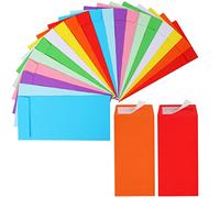 Lot de 120 enveloppes pour espèces, enveloppes pour clés, pièces de monnaie, chèques, cartes cadeaux et billets de 7,6 x 16,5 cm