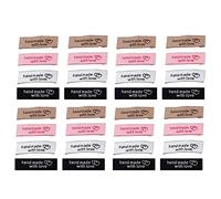 Lot de 120 étiquettes à coudre personnalisées à coudre sur des vêtements, étiquettes à emboîter faites à la main