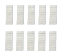 Lot de 120 étiquettes adhésives blanches transparentes en PET pour livres, journaux, planificateurs, cahiers, étiquettes pour animaux domestiques