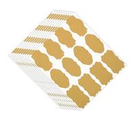 Lot de 120 étiquettes autocollantes en papier avec forme fantaisie pour boîtes de rangement d'articles faits maison, bouteilles d'huile essentielle et bocaux