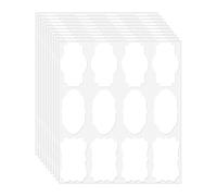 Lot de 120 étiquettes autocollantes en papier pour boîte de rangement pour bocaux et étiquettes artisanales