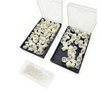 Lot de 120 fausses dents pour réparation de couronnes dentaires antérieures et postérieures avec perles thermiques pour fixation ou bricolage