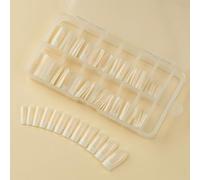 Lot de 120 faux ongles artificiels à coller sur les ongles à bout français