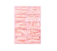 Lot de 120 faux ongles courts et sophistiqués pour femmes élégantes - Accessoires d'art