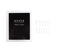Lot de 120 faux ongles transparents à couverture complète pour moule d'extension en gel acrylique - Forme carrée courte