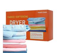 Lot de 120 feuilles d'adoucissant parfumées pour linge - Adoucissant parfumé - Pour le linge dans les appartements, les dortoirs et les salles de bains ainsi que pour les sèche-linge et