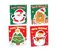 Lot de 120 feuilles de notes adhésives sur le thème de Noël 7,6 x 8,9 cm pour maison, salle de classe, bureau, tableau d'affichage, décoration de tableau d'affichage, bloc-notes en forme d'arbre de