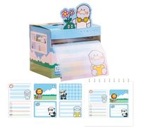 Lot de 120 feuilles de notes autocollantes transparentes