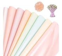 Lot de 120 feuilles de papier de soie coloré pour pompons, bricolage et loisirs créatifs, 21 x 30 cm (8 couleurs)