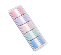 Lot de 120 feuilles d'étiquettes autocollantes transparentes - Marqueurs de page repositionnables - Notes autocollantes - Étiquettes d'étiquetage pour bureau, fournitures scolaires, fichiers de bureau