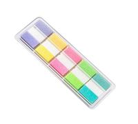 Lot de 120 feuilles d'étiquettes autocollantes transparentes repositionnables pour agenda, cahier, dossier, onglets en papier