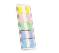 Lot de 120 feuilles d'étiquettes autocollantes transparentes repositionnables pour agenda, cahier, dossier, documents, étiquettes de classification